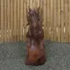 Product image 2 of the product “Dragon with leg lifted on the right made from suar wood, about 50cm Height ”